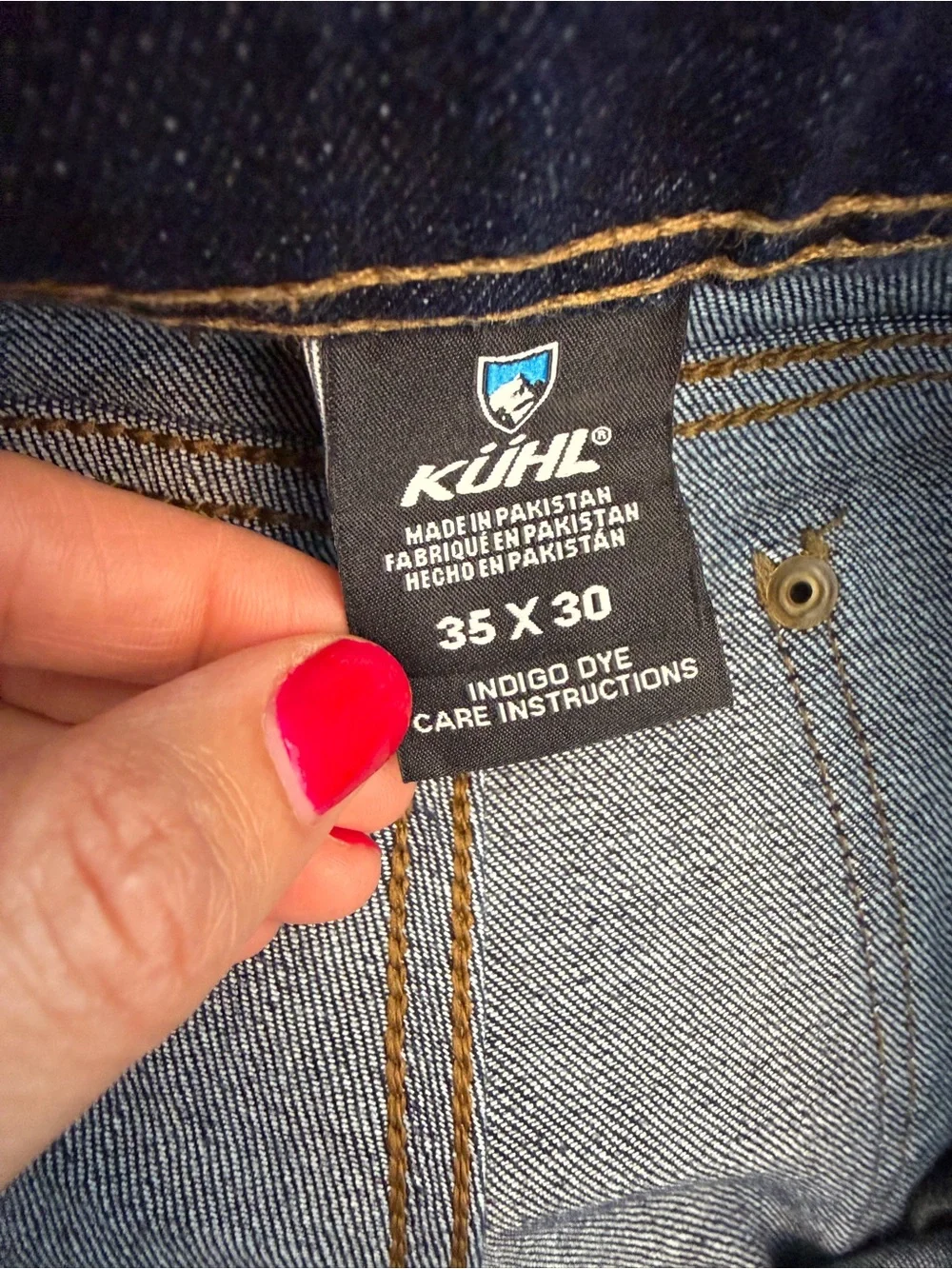 Kuhl Kontrol Denim Men’s Jeans, Size 35x30